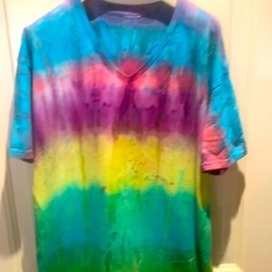 Tie-Dye Woman's Top - Size - X-Large